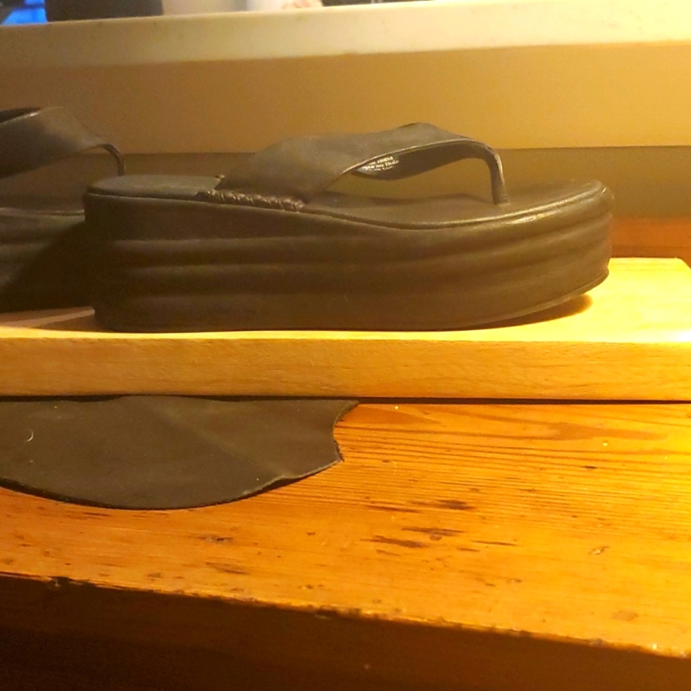 Free People platform flip flops
